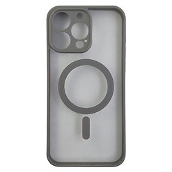 Чехол (накладка) Apple iPhone 15, Stiff Cover Colorful, MagSafe, Серый
