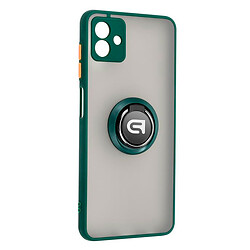 Чехол (накладка) Samsung A045 Galaxy A04 / M136 Galaxy M13 5G, Armorstandart Frosted Matte Ring, Dark Green, Зеленый