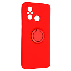 Чехол (накладка) Xiaomi Redmi 12C, Armorstandart Icon Ring, Красный