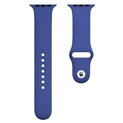 Ремінець Apple Watch 42 / Watch 44, Silicone WatchBand, Dark Blue, Синій