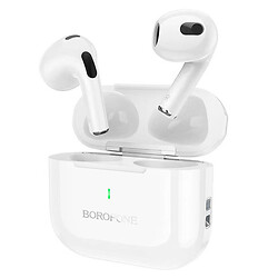 Bluetooth-гарнітура Borofone BW58, Стерео, Білий