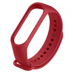 Ремешок Xiaomi Mi Band 3 / Mi Band 4, Silicone, Rose Red, Красный