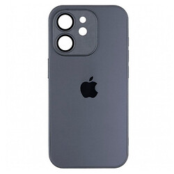 Чохол (накладка) Apple iPhone 12, AG-Glass, Graphite Black, MagSafe, Чорний