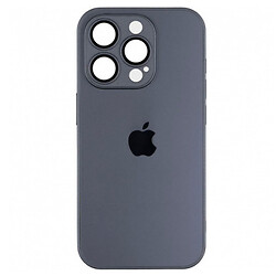 Чохол (накладка) Apple iPhone 15 Pro, AG-Glass, Graphite Black, MagSafe, Чорний