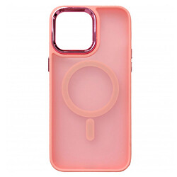 Чохол (накладка) Apple iPhone 11, Color Chrome Case, MagSafe, Рожевий