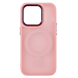 Чохол (накладка) Apple iPhone 14 Pro Max, Color Chrome Case, MagSafe, Рожевий