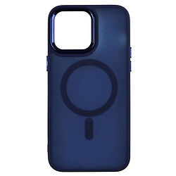 Чохол (накладка) Apple iPhone 15, Color Chrome Case, Dark Blue, MagSafe, Синій