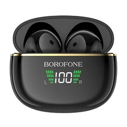Bluetooth-гарнитура Borofone BW30 Cheerful True, С микрофоном, Стерео, Черный