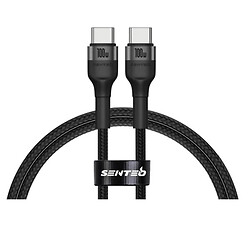 USB кабель SENTEO ST-01, Type-C, 1.0 м., Черный