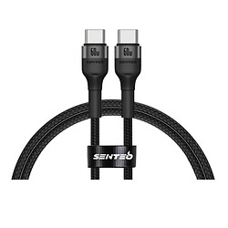 USB кабель SENTEO ST-01, Type-C, 1.0 м., Чорний
