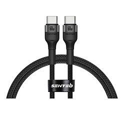 USB кабель SENTEO ST-01, Type-C, 1.0 м., Черный