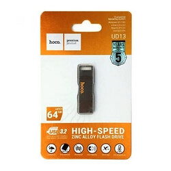 USB Flash Hoco UD13, 64 Гб., Сірий