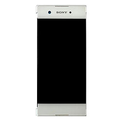 Дисплей (екран) Sony G3112 Xperia XA1 Dual / G3116 Xperia XA1 / G3121 Xperia XA1 / G3123 Xperia XA1 / G3125 Xperia XA1, Original (PRC), З сенсорним склом, З рамкою, Білий