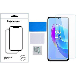 Захисне скло Tecno Spark 10 Pro, BeCover, Прозорий - № 3