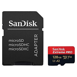 Карта пам'яті SanDisk MicroSDXC UHS-I U3, 128 Гб.