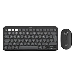 Клавиатура и мышь Logitech Pebble 2 Combo, Черный