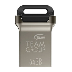 USB Flash Team C162, 64 Гб., Серебряный