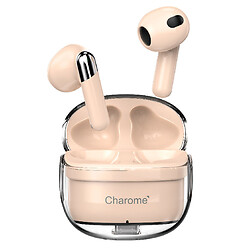 Bluetooth-гарнитура Charome A22 ENC, Стерео, Розовый
