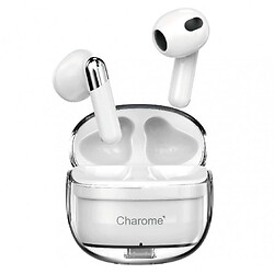 Bluetooth-гарнитура Charome A22 ENC, Стерео, Белый