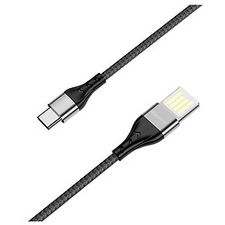 USB кабель Borofone BU11, Type-C, 1.2 м., Чорний
