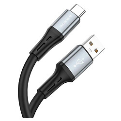 USB кабель Borofone BX88 Solid, Type-C, 1.0 м., Черный