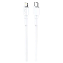 USB кабель Charome C21-05 Apple iPhone SE 2022 / iPhone 14 Pro Max / iPhone 14 Plus / iPhone 14 Pro / iPhone 14 / iPhone 13 Pro / iPhone 13 Mini / iPhone 13 / iPhone 13 Pro Max / iPhone 12 Mini / iPhone 12 Pro Max / iPhone 12 Pro, Lightning, 1.0 м., Білий