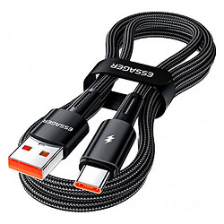 USB кабель Essager EXC120-CGA01-P Sunset, Type-C, 1.0 м., Чорний
