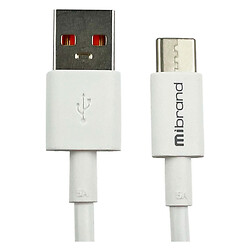 USB кабель Mibrand MI-12 High Current Charging Line, Type-C, 1.0 м., Белый