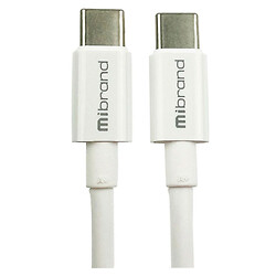USB кабель Mibrand MI-17 Flexible, Type-C, 1.0 м., Білий