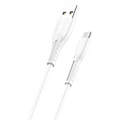 USB кабель Usams US-SJ365 U35, MicroUSB, 1.0 м., Білий