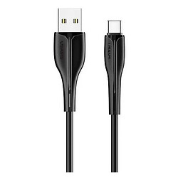 USB кабель Usams US-SJ372 U38, Type-C, 1.0 м., Чорний
