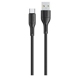 USB кабель Usams US-SJ501 U68, Type-C, 1.0 м., Чорний