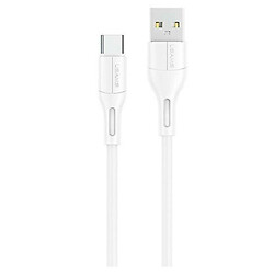 USB кабель Usams US-SJ501 U68, Type-C, 1.0 м., Білий