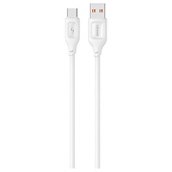 USB кабель Usams US-SJ619, Type-C, 1.0 м., Білий