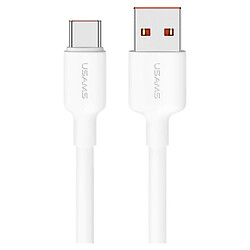 USB кабель Usams US-SJ622 U84, Type-C, 0.5 м., Білий