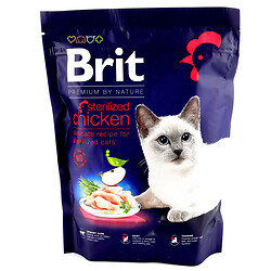 Корм для котів Brit Premium by Nature Sterilised Курка 300 г