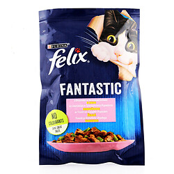 Корм для кошек Felix Fantastic Форель и зеленая фасоль пауч 85 г
