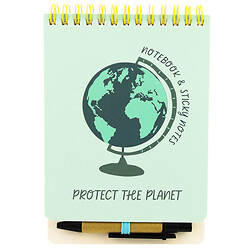 Набор канцтоваров Блокнот Защити планету и ручку