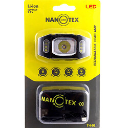 Ліхтарик світлодіодний акумуляторний на голову NANOTEX