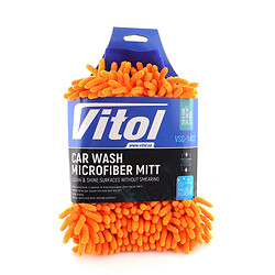 Губка-перчатка для мытья авто микрофибра VITOL VSC-1402