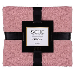 Плед флісовий SOHO Pattern light pink 200х230 см