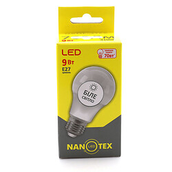 Лампа NANOTEX A60 9W E27 4100K 220V