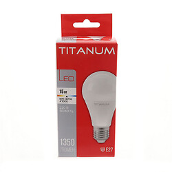Лампа Titanum A65 15W E27 4100K 220V