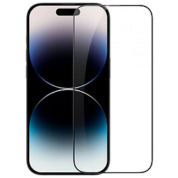 Защитное стекло Apple iPhone 15 / iPhone 15 Pro, Lion, 2.5D, Черный