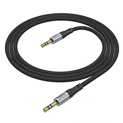 AUX кабель Hoco UPA26, 3,5 мм., 1.0 м., Чорний