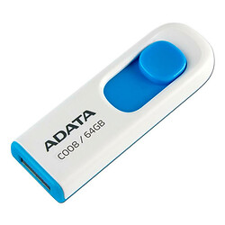 USB Flash A-DATA C008, 64 Гб., Белый