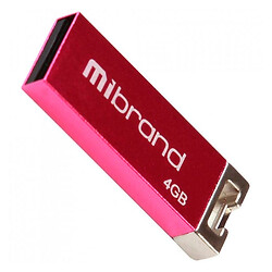USB Flash Mibrand Chameleon, 4 Гб., Рожевий