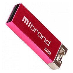USB Flash Mibrand Chameleon, 8 Гб., Рожевий