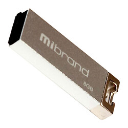 USB Flash Mibrand Chameleon, 8 Гб., Серебряный