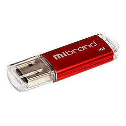 USB Flash Mibrand Cougar, 4 Гб., Червоний